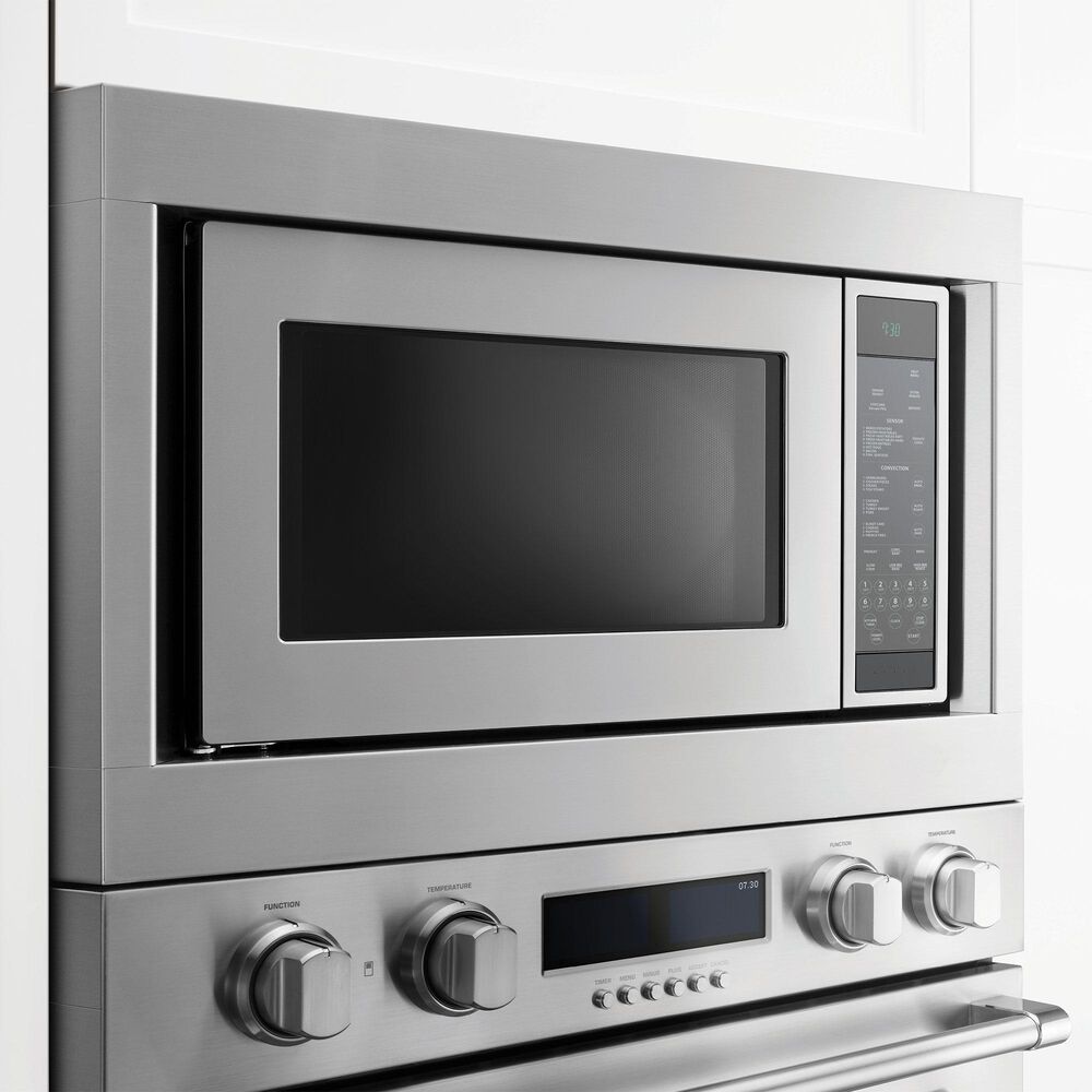Fisher &amp; Paykel 1.5 Cu. Ft. 24" Convection Microwave Oven in Stainless Steel, , large