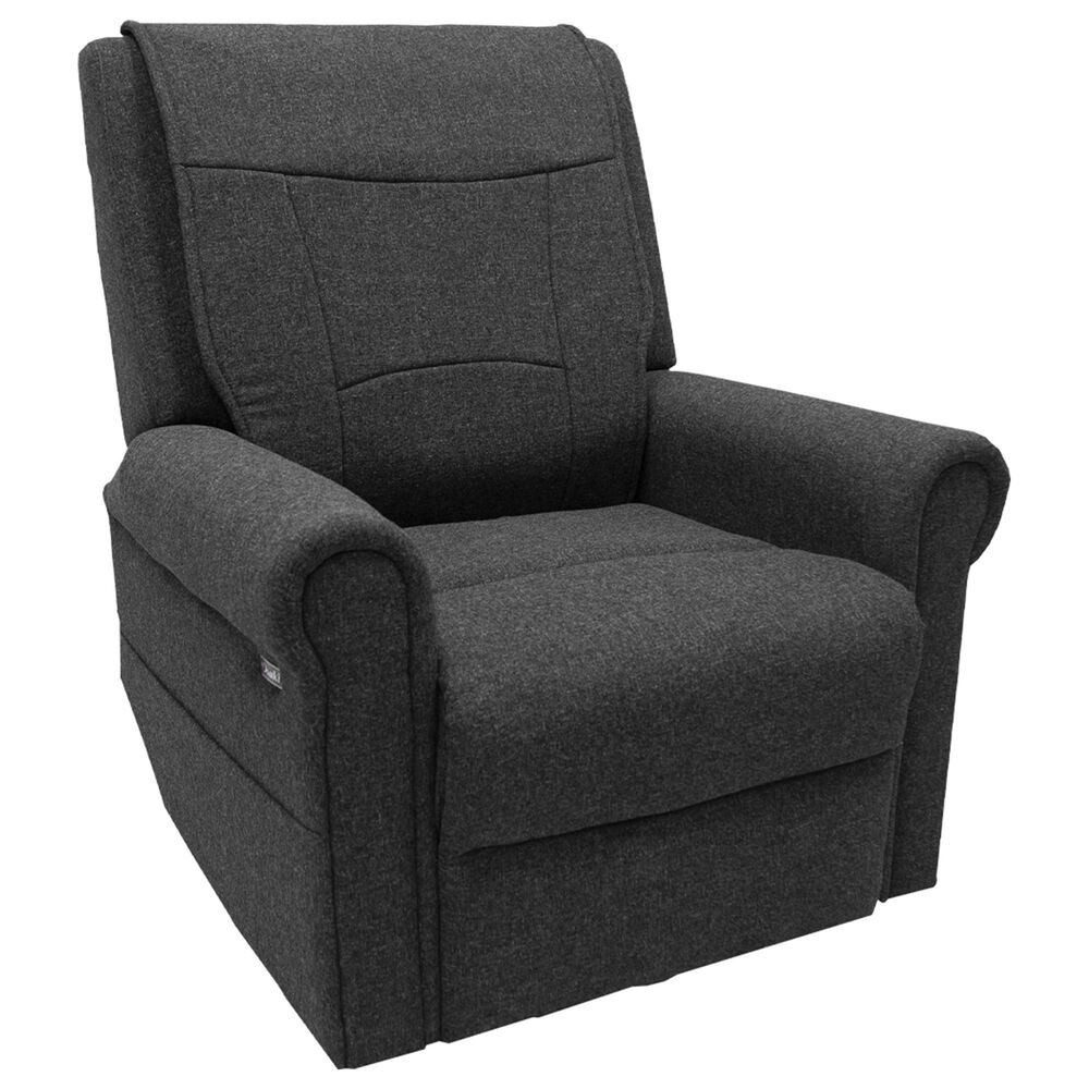 Osaki Lift Chair With Kneading Massage Rollers In Black Nebraska Furniture Mart