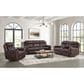 Mayberry Hill Panther Power Motion Glider Recliner in Neono Brown, , large