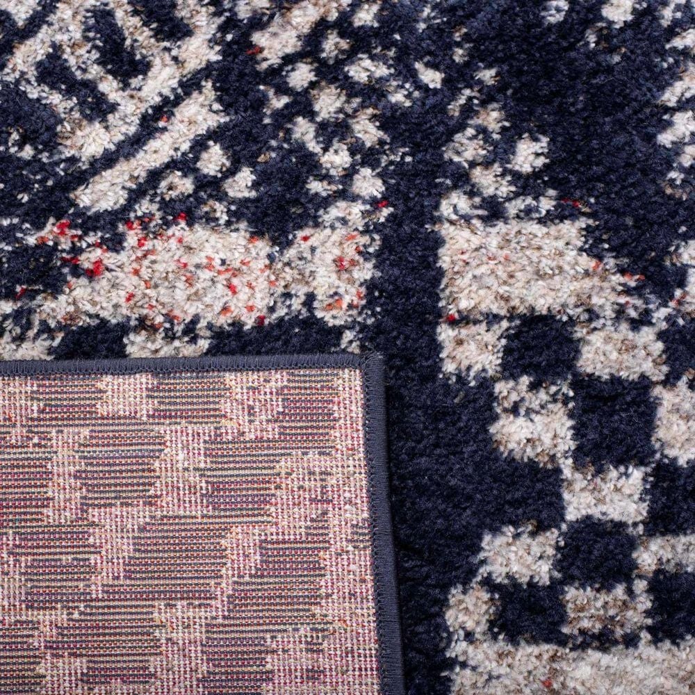 Safavieh Adirondack ADR202N 3&#39; x 5&#39; Vintage Navy and Light Grey Area Rug, , large