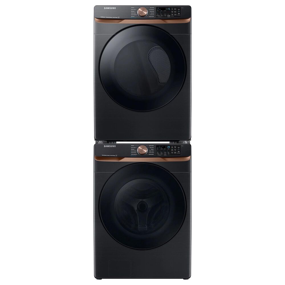 Samsung 7.5 cu. ft. Smart Electric Dryer with Steam Sanitize+ and Sensor Dry in Brushed Black, , large