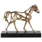 Ashley Grainville Sculpture in Antique Gold and Black, , large