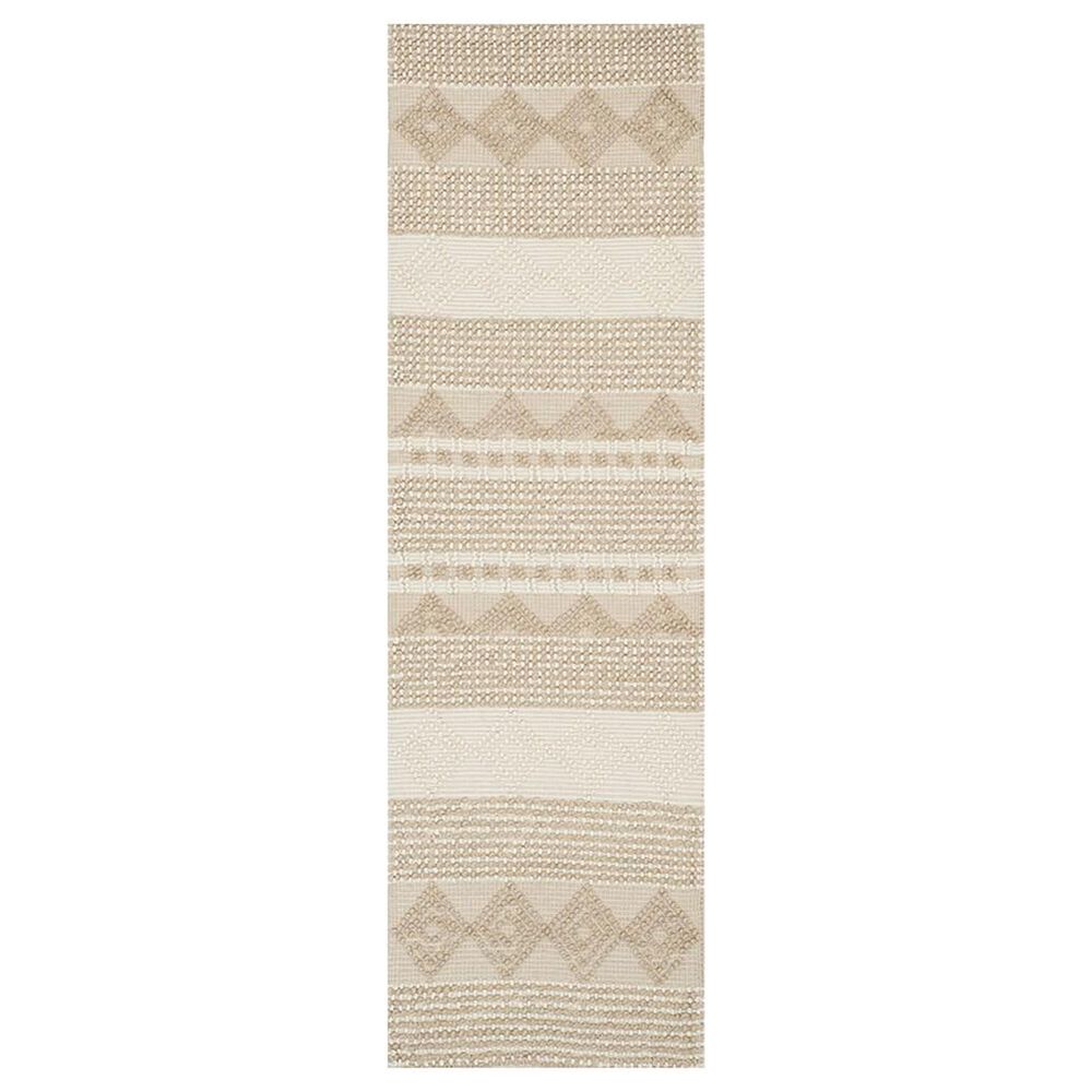 Safavieh Natura 2"3" x 18" Beige and Ivory Runner, , large