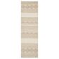 Safavieh Natura 2"3" x 18" Beige and Ivory Runner, , large
