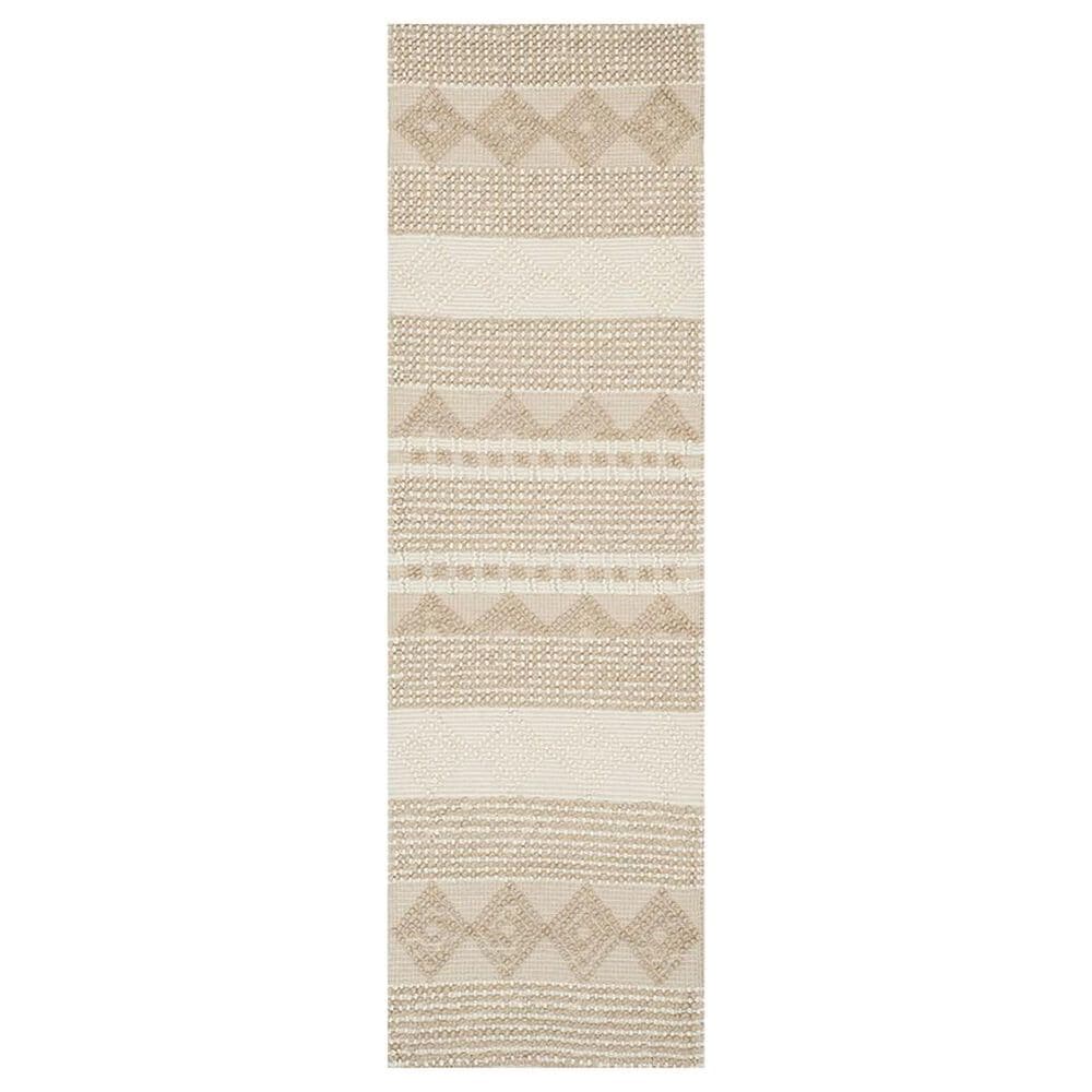 Safavieh Natura 2"3" x 18" Beige and Ivory Runner, , large