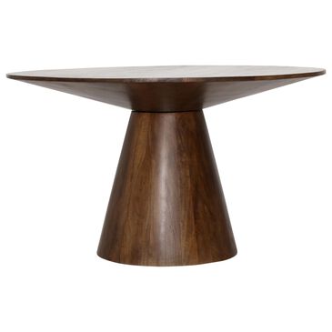 Blue Sun Designs Carrera Pedestal Dining Table in Brown - Table Only, , large