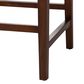 Baxton Studio Alise Bar Stool in Earthy Brown and Natural Brown, , large
