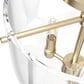 Hunter Sacha 3-Light Semi-Flush Mount in Alturas Gold, , large
