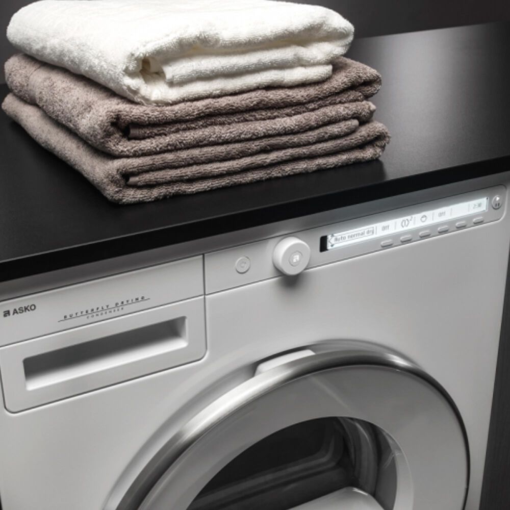 ASKO Classic 4.1 Cu. Ft. Front Load Condenser Tumble Electric Dryer in White, , large