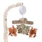 Lambs & Ivy Treetop Fox Musical Baby Crib Mobile in Brown, Gray and Cream, , large