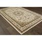 Oriental Weavers Kashan 119W1 7"10" x 10"10" Ivory Area Rug, , large