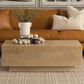 Mercana Hayden Rectangular Coffee Table in Light Brown, , large