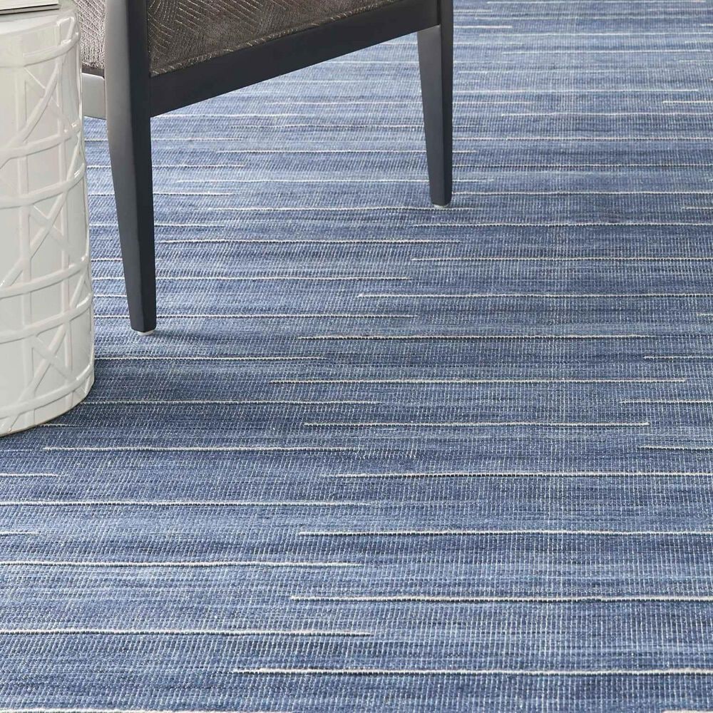 Nourison Interweave 8&#39; x 10&#39; Navy Area Rug, , large