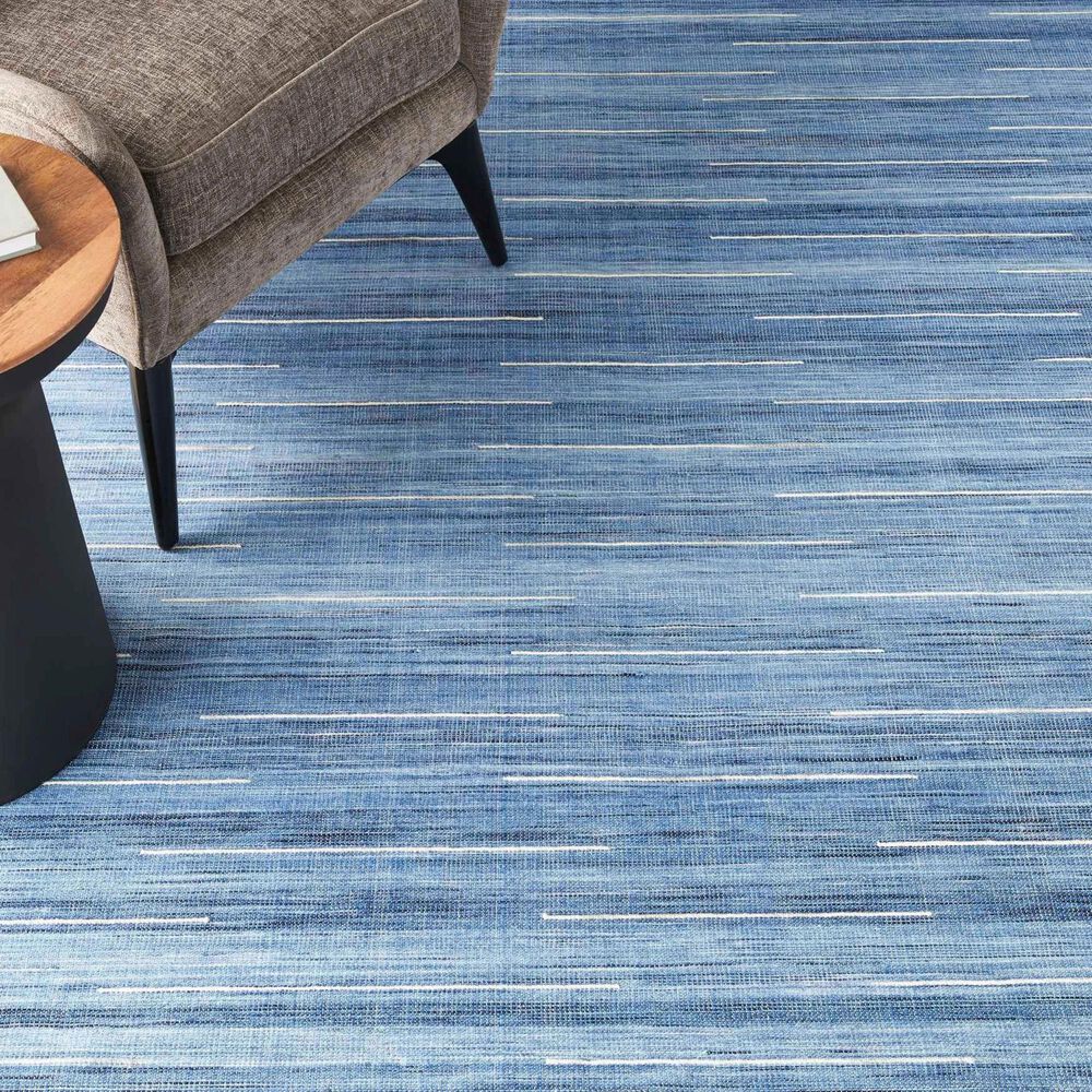 Nourison Interweave 9&#39; x 12&#39; Denim Area Rug, , large