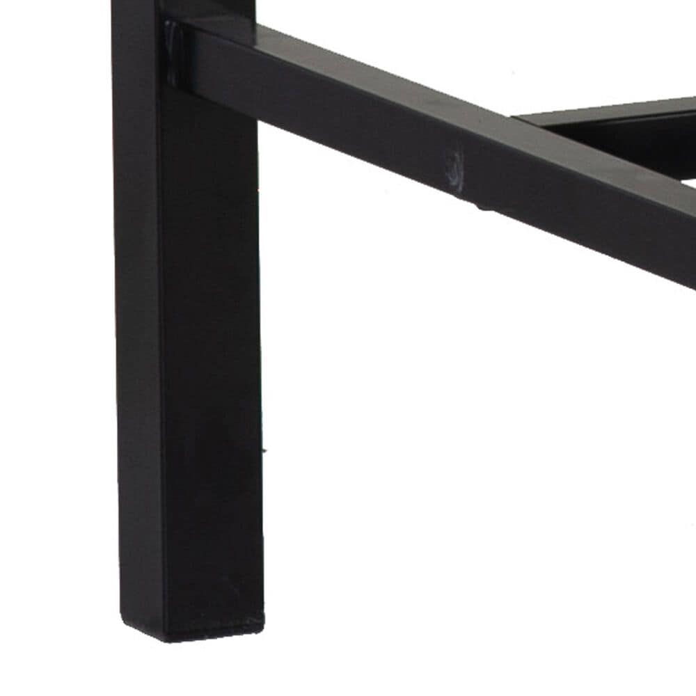 Linon Home Decor Betty 3-Piece Faux Marble Pub Set in Black and White, , large