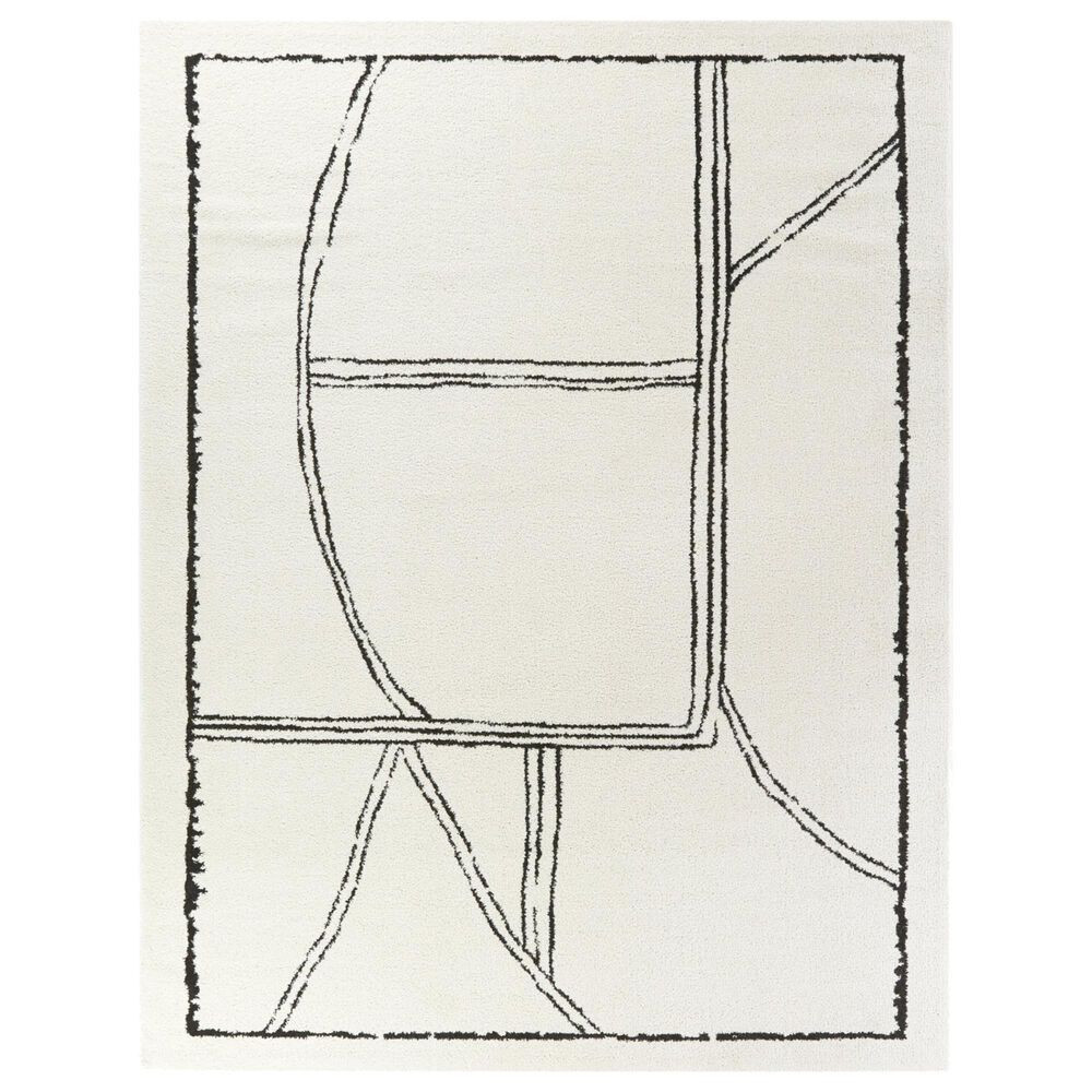 Balta Rugs Webster 7"10" x 10" White Area Rug, , large