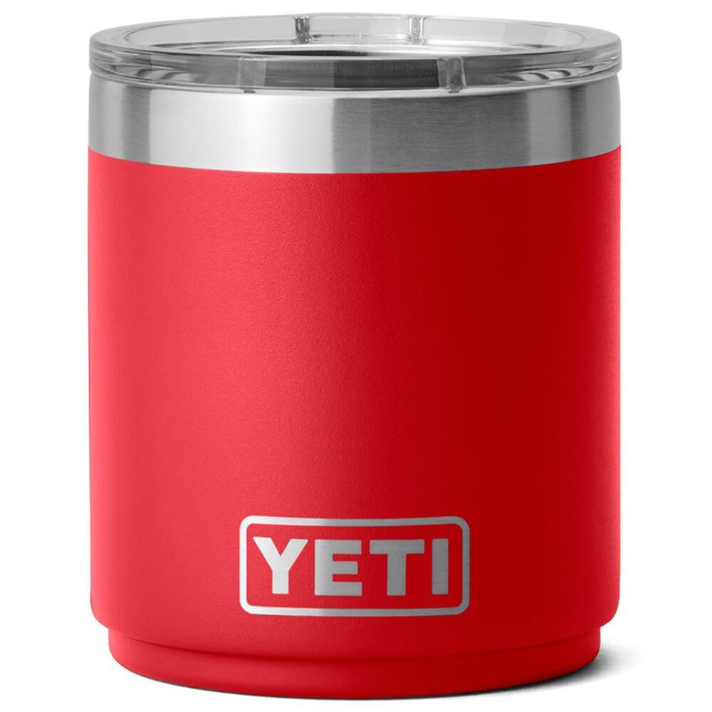 YETI Rambler 10 Oz Stackable Lowball with MagSlider Lid in Rescue Red, , large