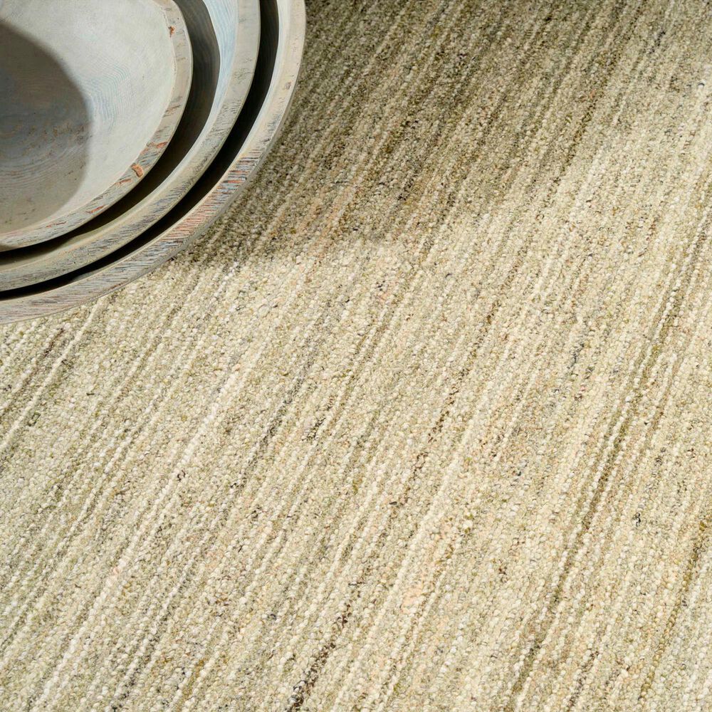 Nourison Ridge Sage and Ivory 7'9" x 9'9" Area Rug, , large