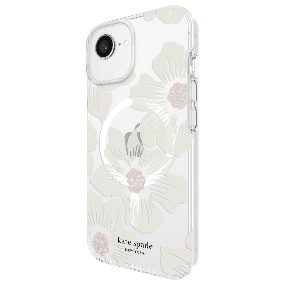 Kate Spade Protective MagSafe Case for Apple iPhone 16e/15/14/13 in Hollyhock Floral, , large