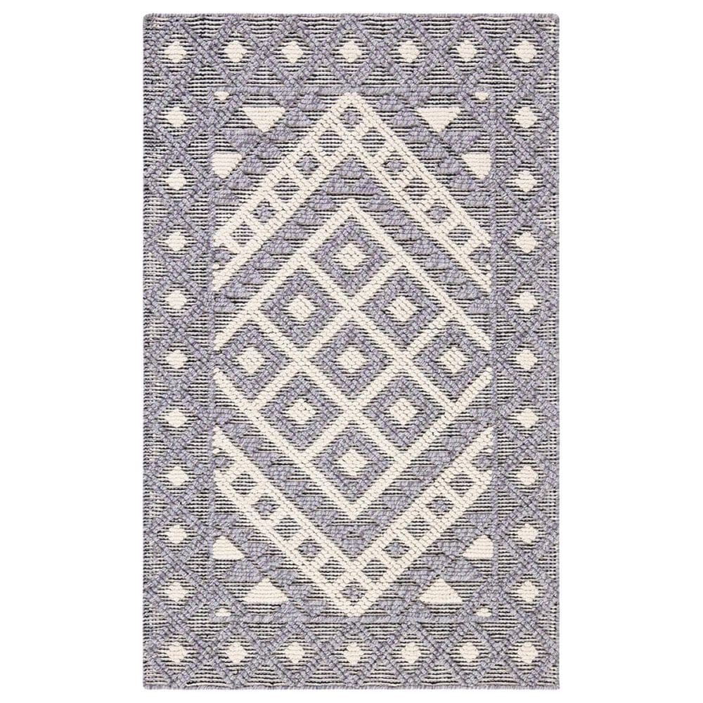 Safavieh Natura 3" x 5" Cream and Purple Area Rug, , large