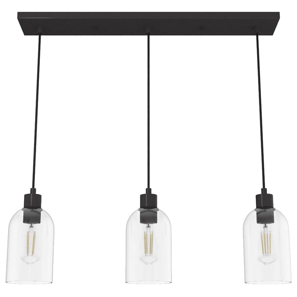 Hunter Lochmeade 3-Light Linear Pendant Cluster in Noble Bronze, , large