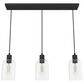 Hunter Lochmeade 3-Light Linear Pendant Cluster in Noble Bronze, , large