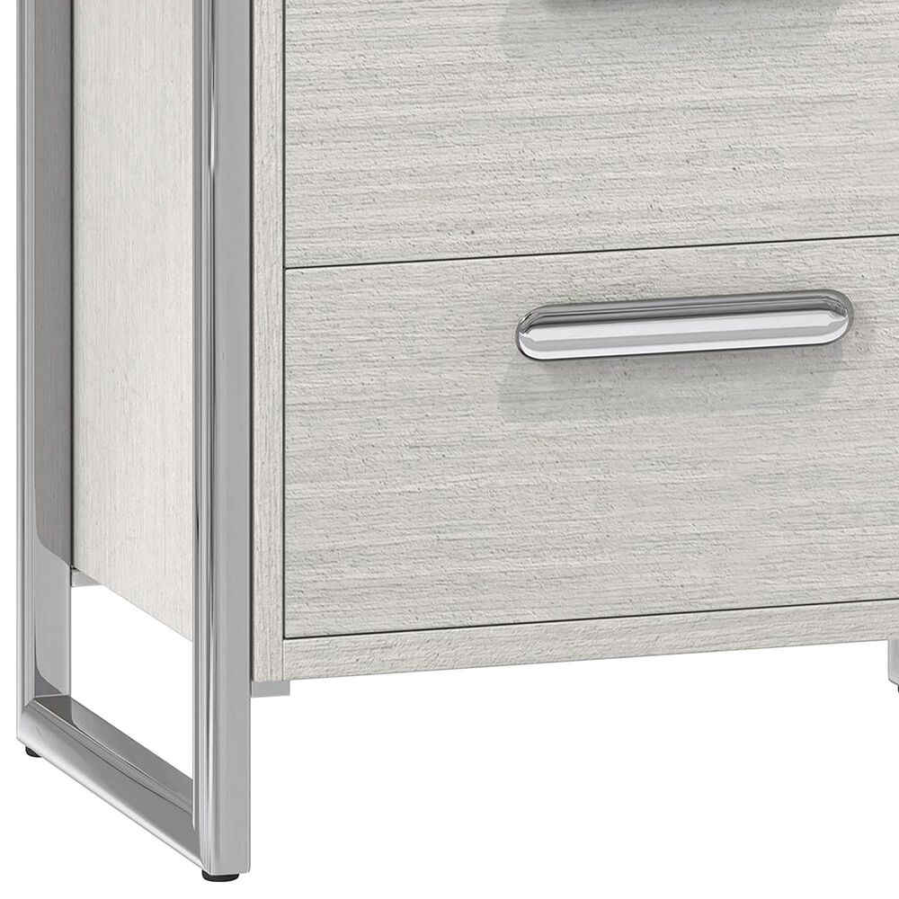 Bernhardt Stratum 2 Drawer Nightstand in Mist with USB Ports, , large