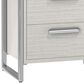 Bernhardt Stratum 2 Drawer Nightstand in Mist with USB Ports, , large