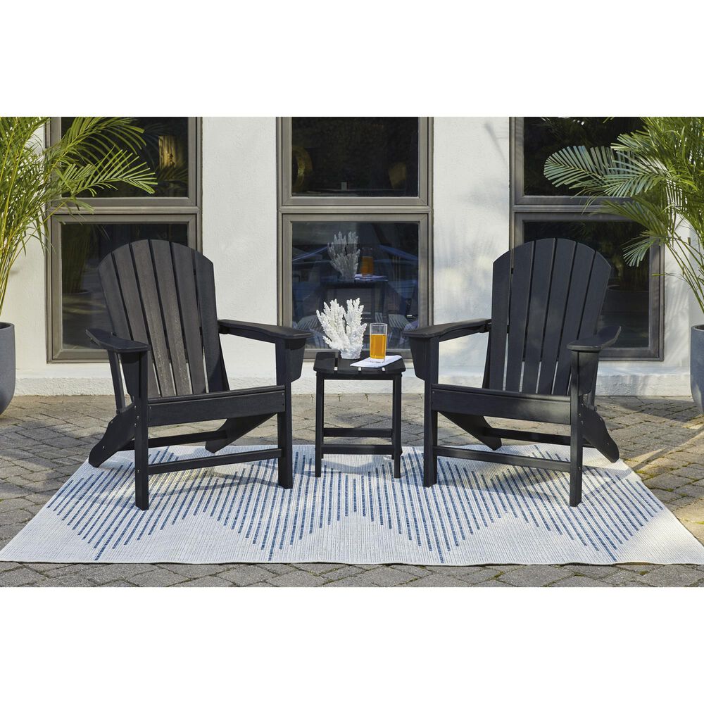 Ashley Sundown Treasure Adirondack Chair in Black, , large