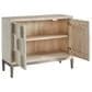 Chapel Hill Bar and Game Room 2-Door Contemporary Bar Cabinet in Stone, , large