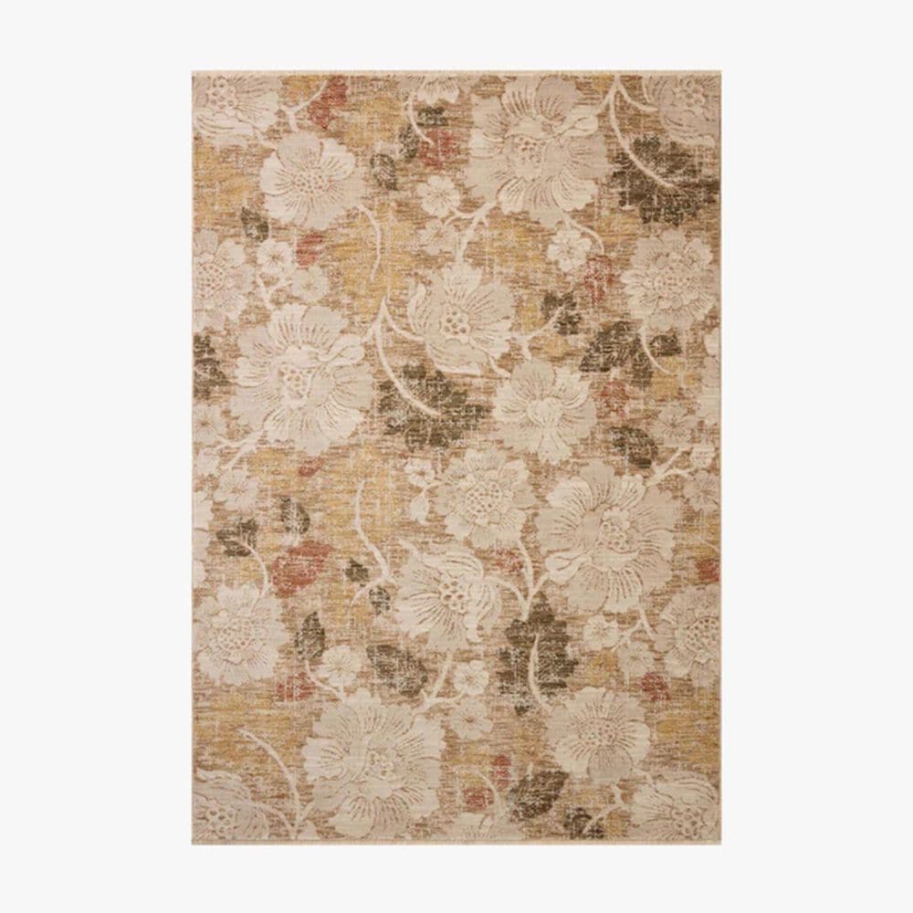 Loloi Eileen Natural and Multicolor 3" Round Area Rug, , large