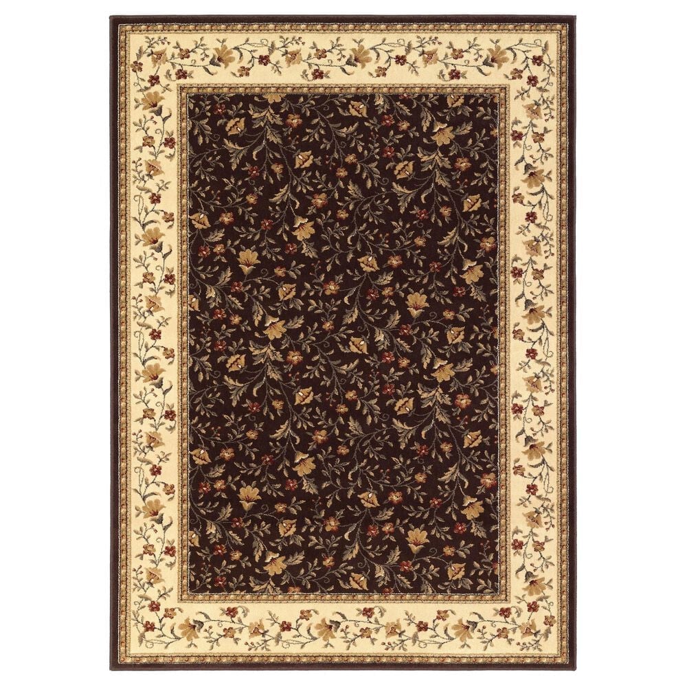 Radici USA Como 1593 Brown 5"5" x 7"7" Area Rug, , large