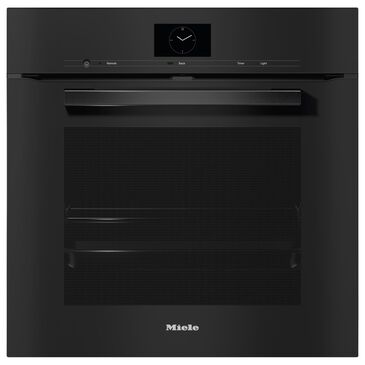 Miele VitroLine 24" Smart Single Electric Wall Oven with Self Clean in Obsidian Black, , large