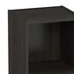 HOMLUX 3-Cube Open Shelf Bookshelf in Espresso, , large