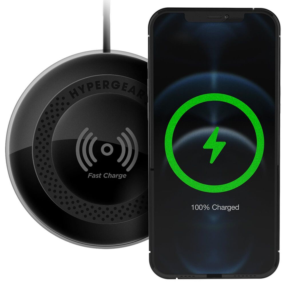 Hypergear ChargePad Pro 15W Wireless Fast Charger in Black, , large