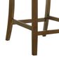 Coaster Paxton Counter Chair with Beige Upholstery in Warm Brown, , large