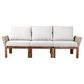 Southern Enterprises Brendina 4-Piece Conversation Set in Oiled Acacia and Natural, , large