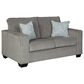 Ashley Altari 2-Piece Stationary Sofa and Loveseat in Alloy, , large