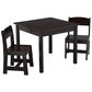 Delta Children Mysize Table and Chairs in Dark Chocolate, , large