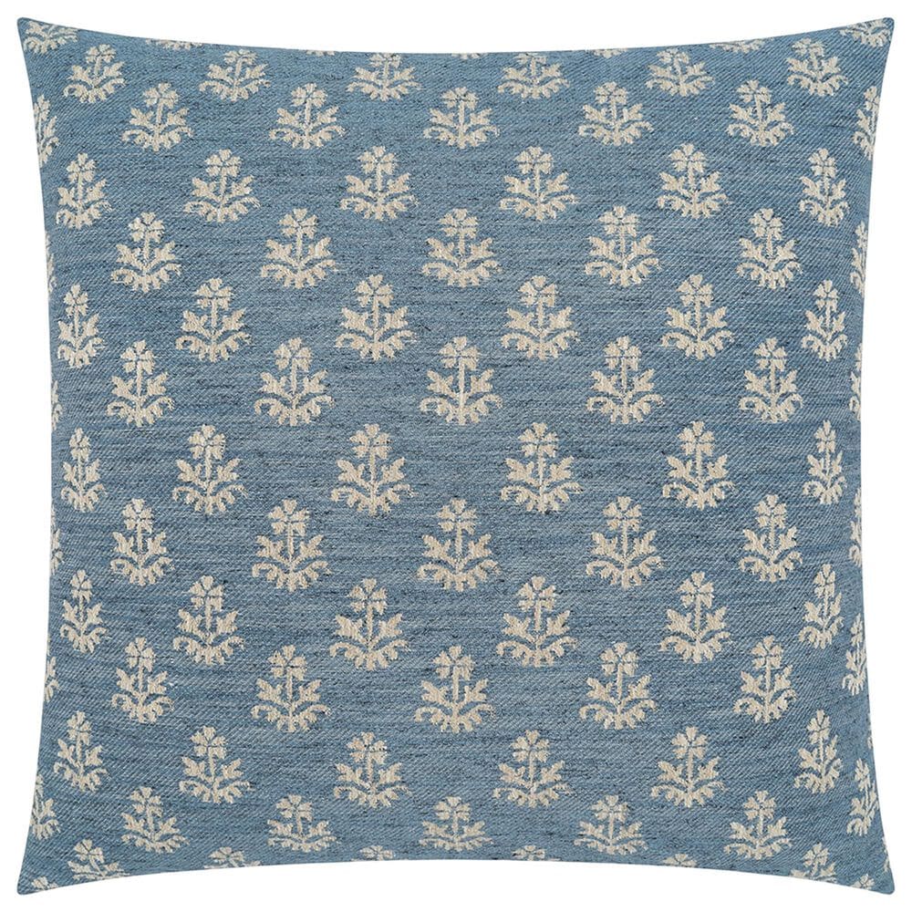 D.V. KAP Home Briar 24" Square Throw Pillow in Indigo, , large