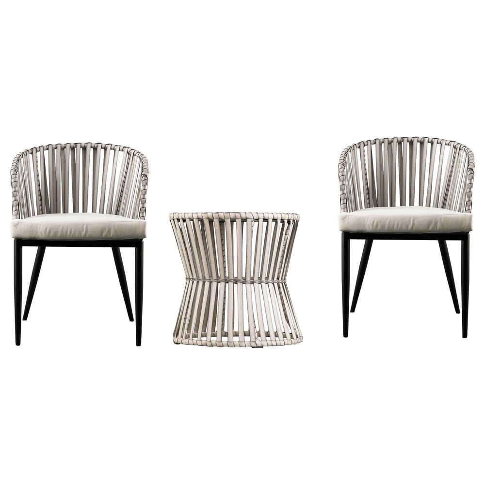 Southern Enterprises Melilani 3-Piece Patio Set in Black, Natural and Gray, , large