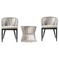 Southern Enterprises Melilani 3-Piece Patio Set in Black, Natural and Gray, , large