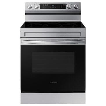 Samsung 6.3 Cu. Ft. Freestanding Electric Range with 5 Burners in Stainless Steel, , large