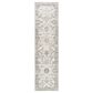 Surya Dresden White, Medium Gray, Gray, Light Slate, Denim and Mustard 2"7" x 7"3" Runner, , large