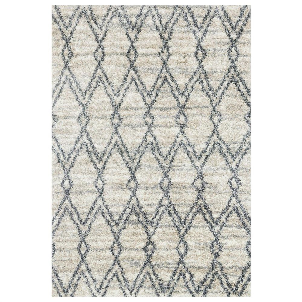 Loloi Quincy QC-04 2"3" x 12" Sand and Graphite, , large