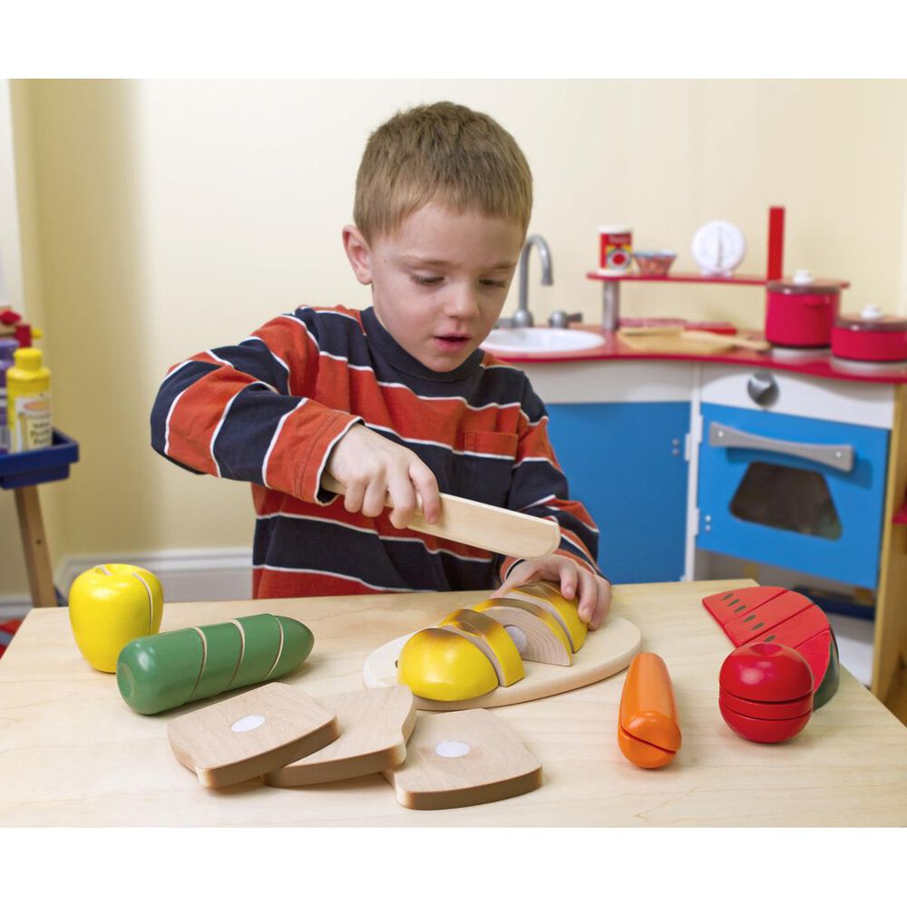 Melissa & Doug Cutting Food Wooden Play Food Nebraska Furniture Mart