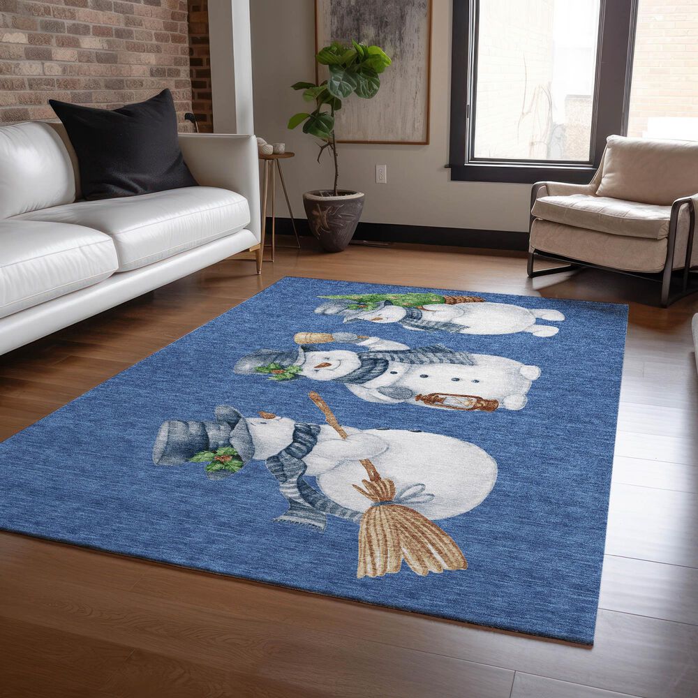 Dalyn Rug Company Wonderland WN34 Navy 5&#39; x 7&#39;6&quot; Area Rug, , large