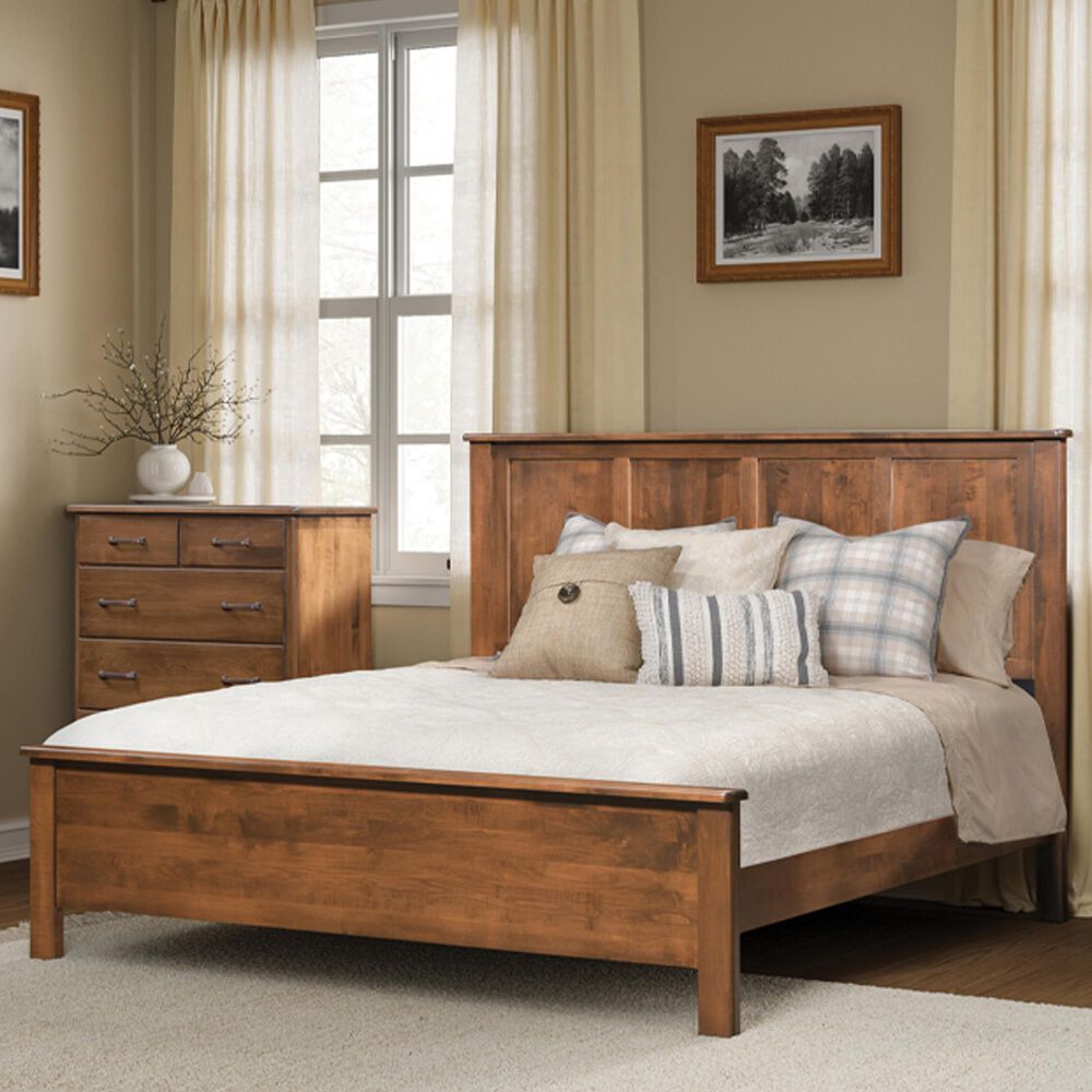 Briarwood Mission Impossible King Bed in Panel Dark Roast, , large