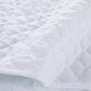 Jiangsu Royal Home Diamond Stitch Quilt 3pc-White-F/Q, , large