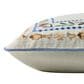 Loloi Aster Border 22" Square Throw Pillow in Ivory and Multicolor, , large